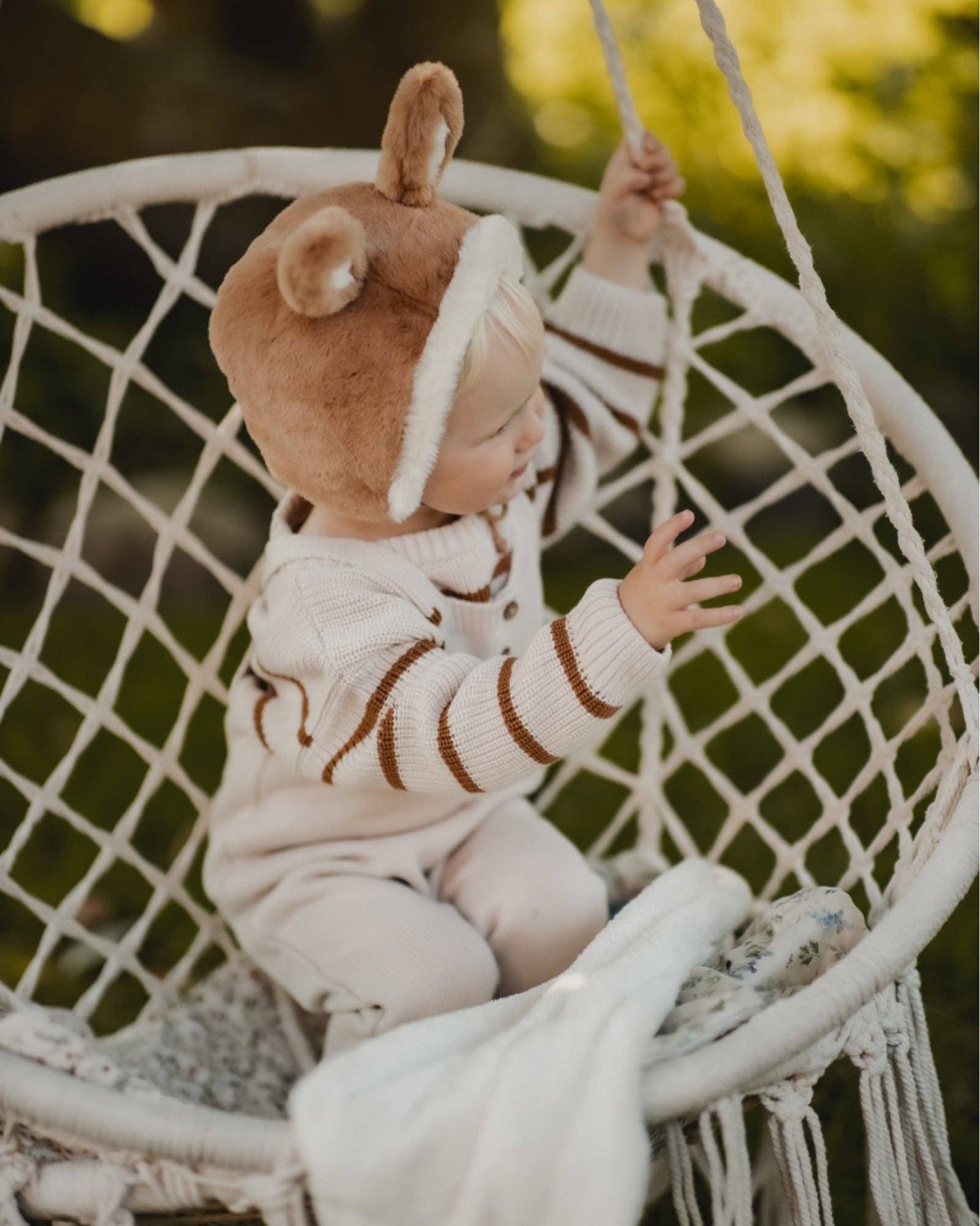 Jojo Suspenders Beige