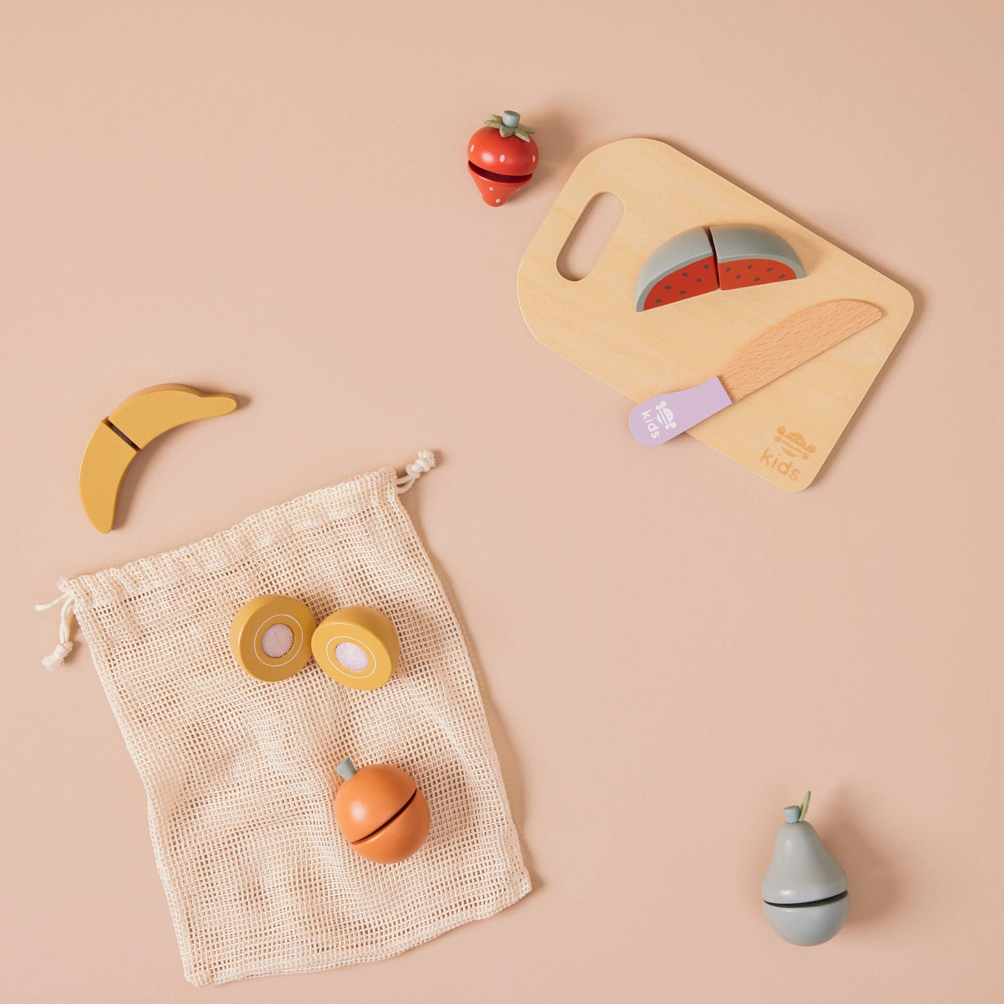 Wooden Food Playset