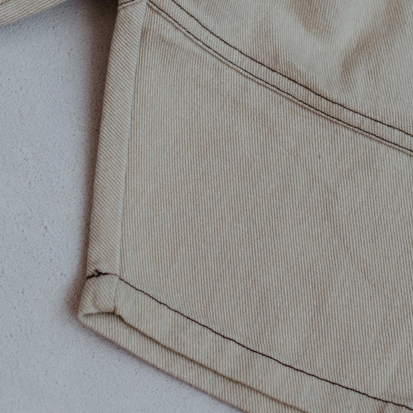 Haze Cotton Trousers - Stone