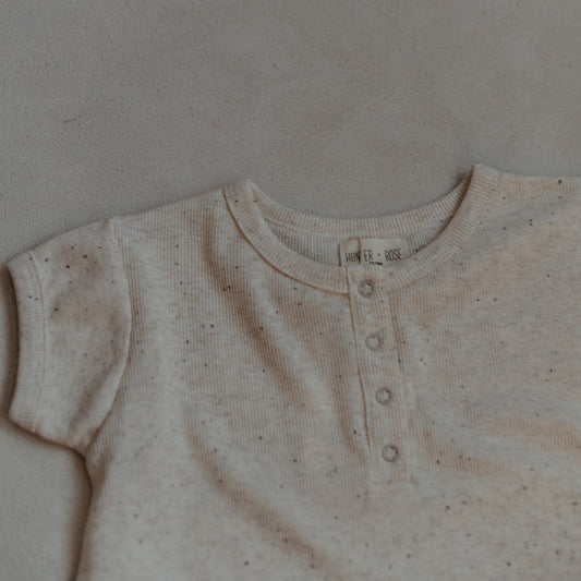 Milk Flecked Jaxx Romper