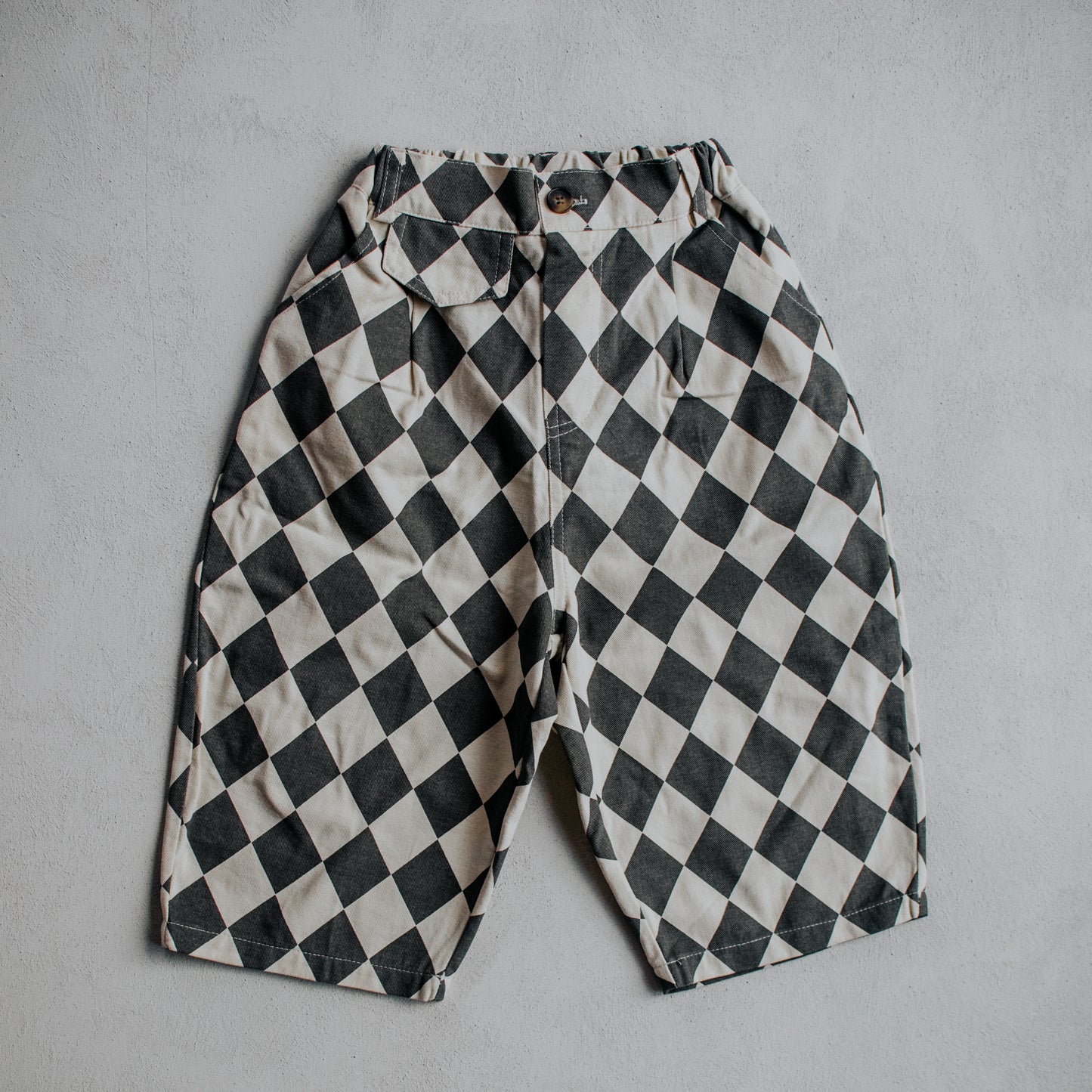 Charcoal Harlequin Trousers