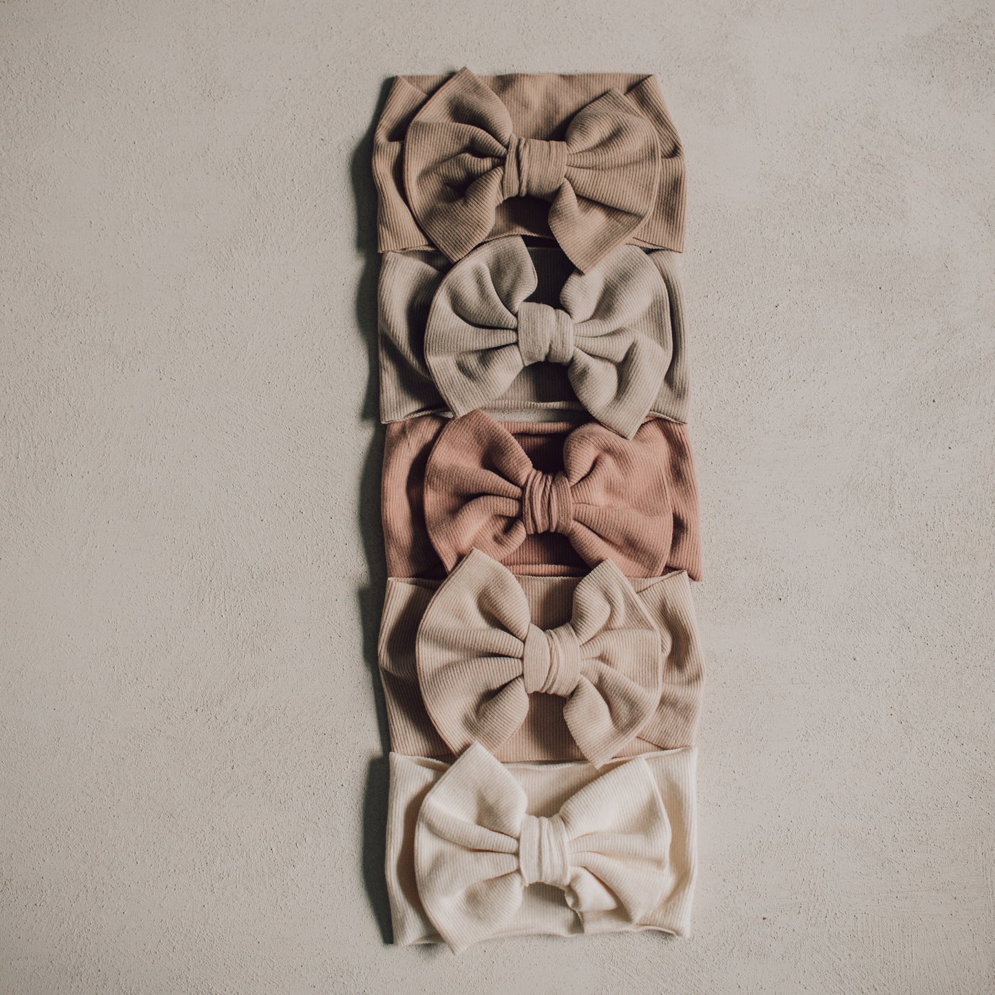 Soft Ribbed Wide Bow Headband