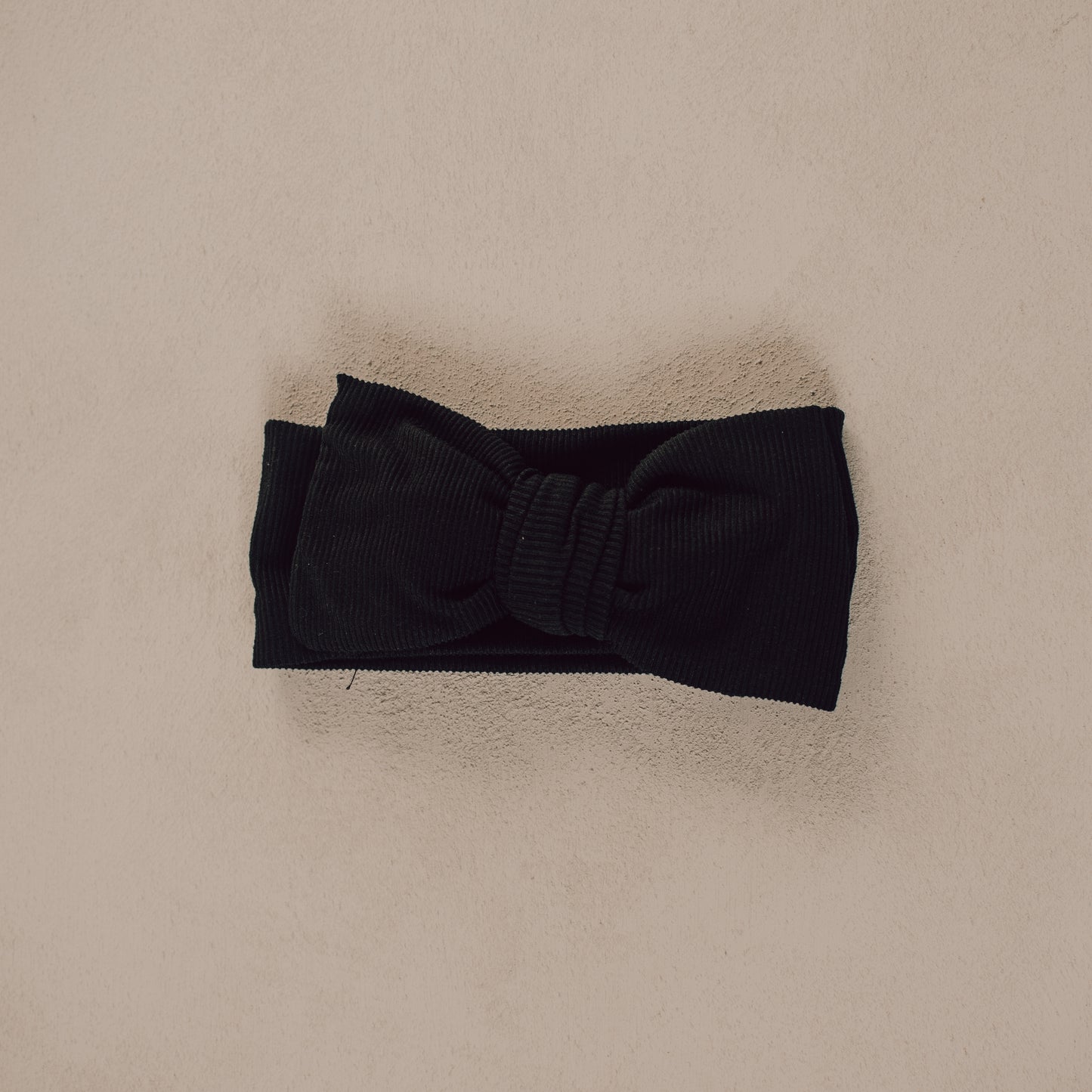 Double Bow Ribbed Headband