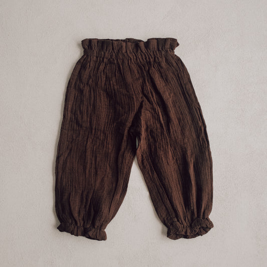 Breeze Cotton Trousers - Cocoa