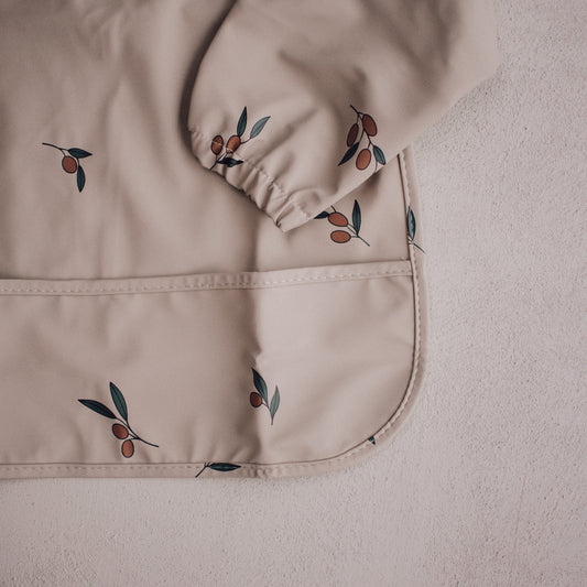 Olive Waterproof Weaning Bib