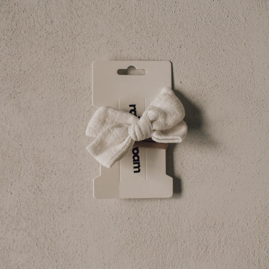 Linen Bow Headband