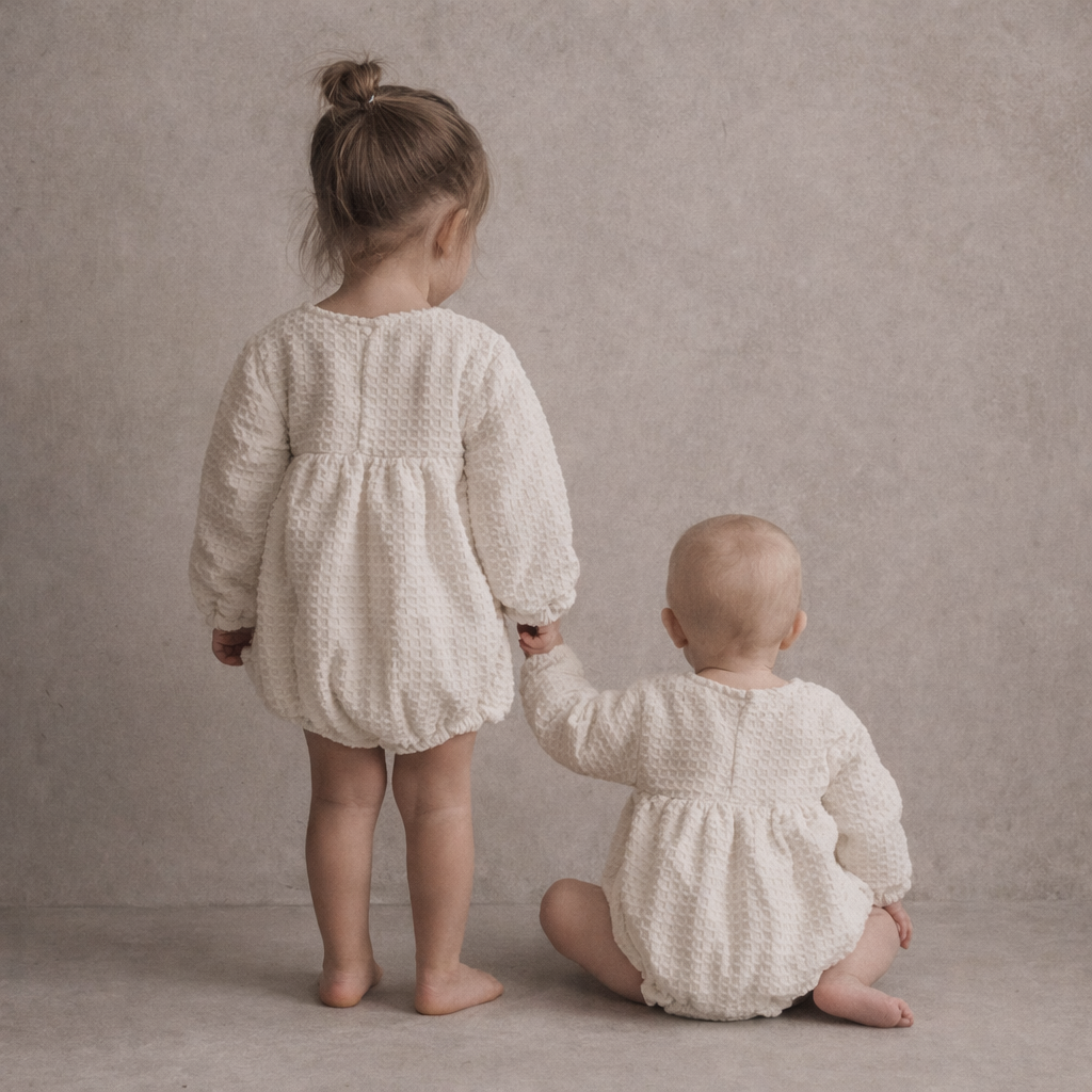 Echo Waffle Romper