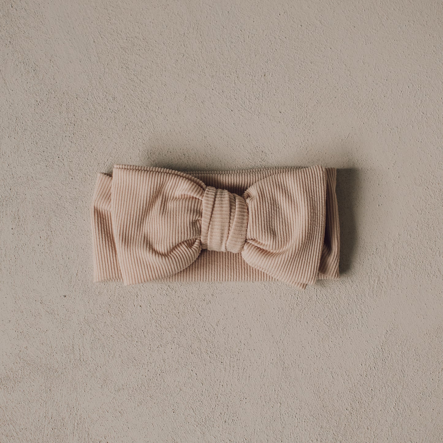Double Bow Ribbed Headband