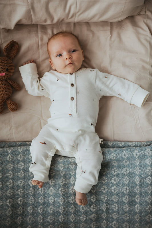 Organic Cotton Footless Romper