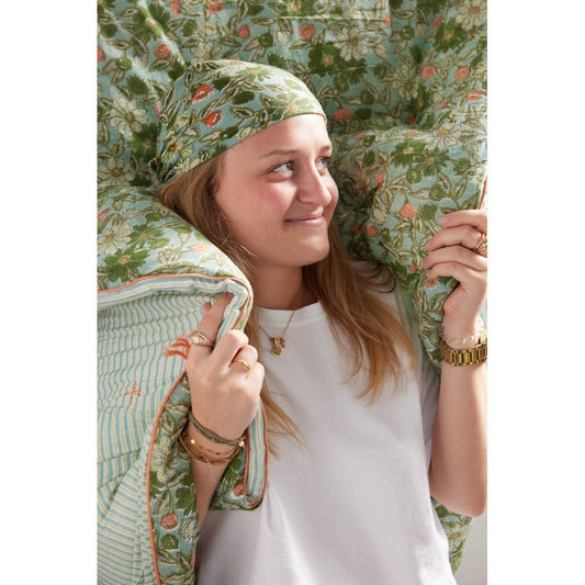 Meera Blue Green Scarf