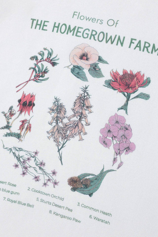 Flowers Jersey Tee