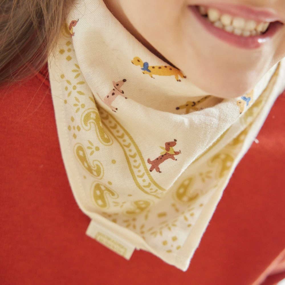 Ecru Dachshund Scarf