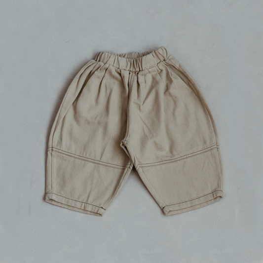 Haze Cotton Trousers - Stone