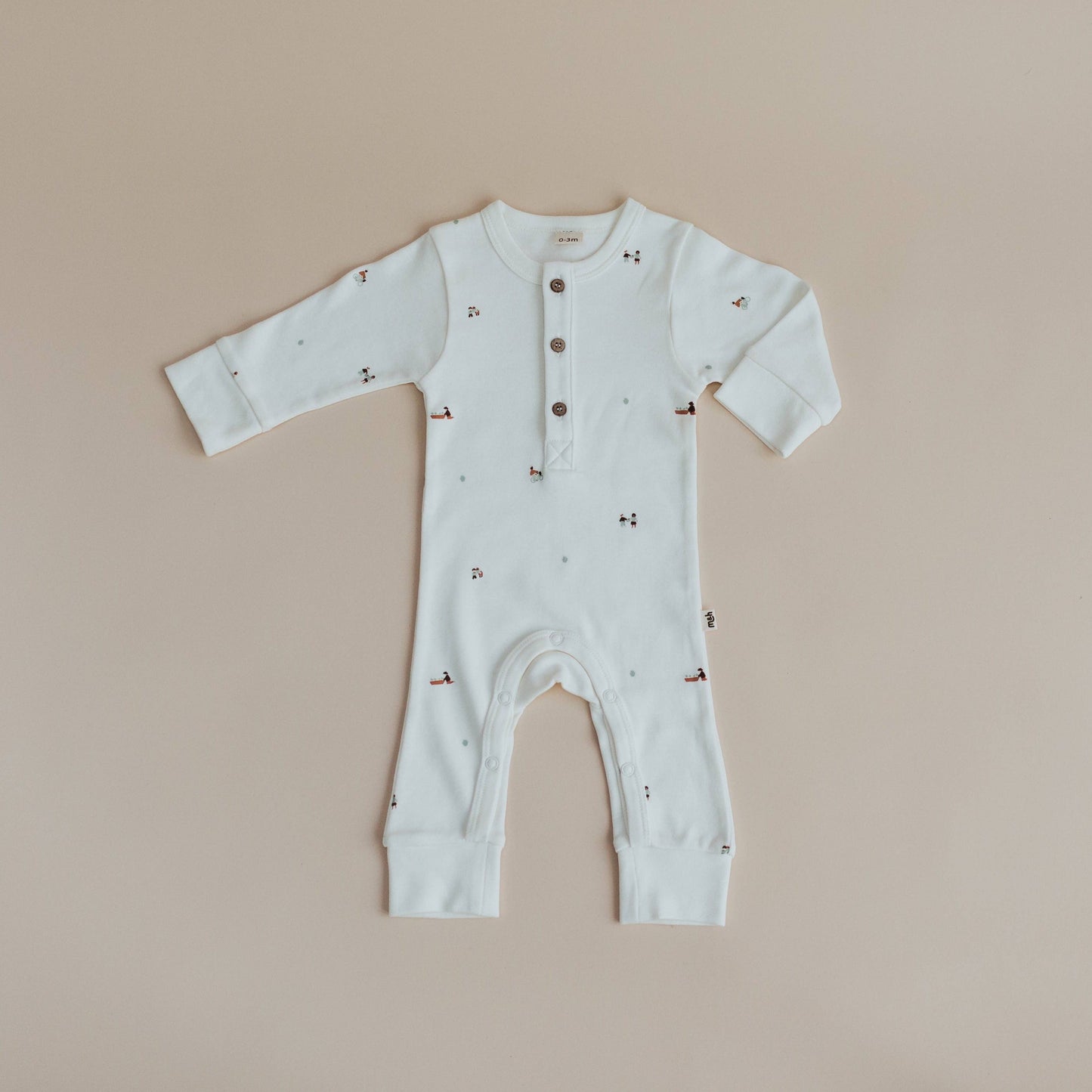 Organic Cotton Footless Romper