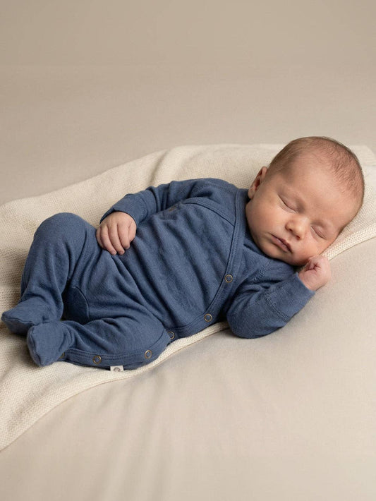Wool Romper - Vintage Indigo