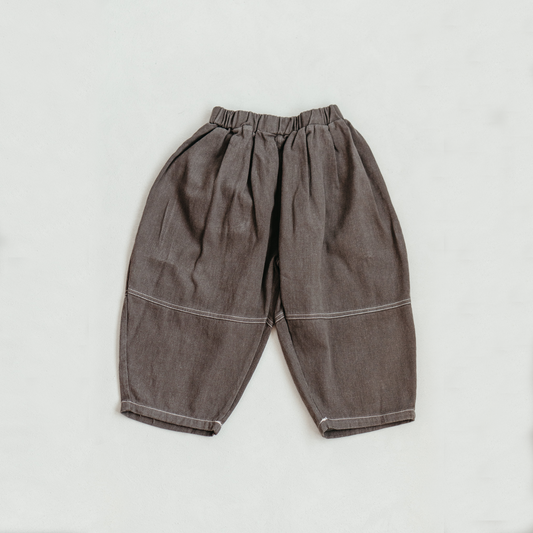 Haze Cotton Trousers - Charcoal