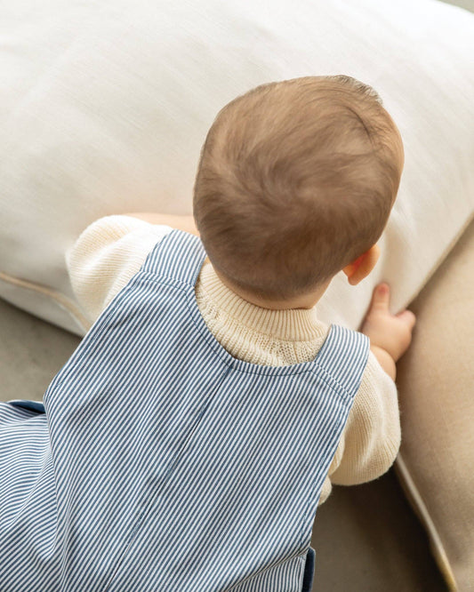 Hatchling Blue Stripe Jumpsuit