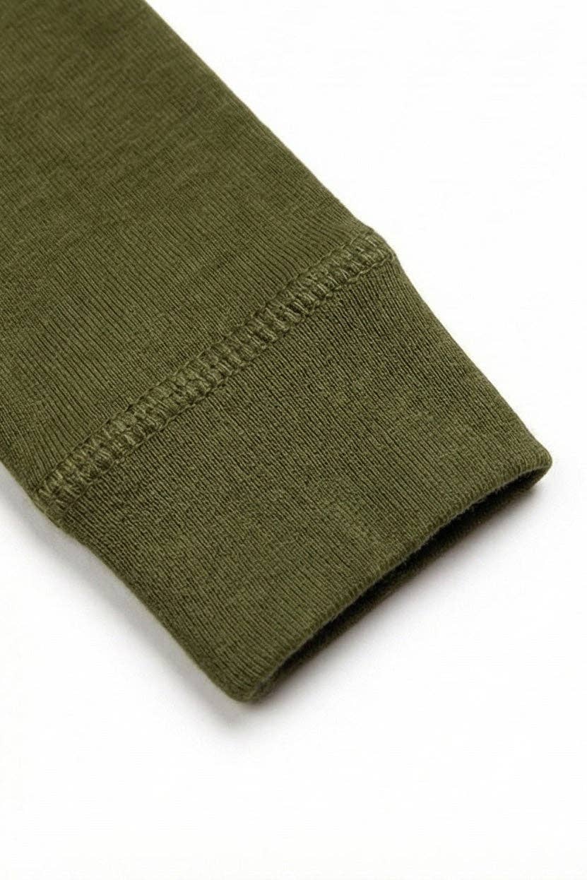 Wool Romper - Fir Green