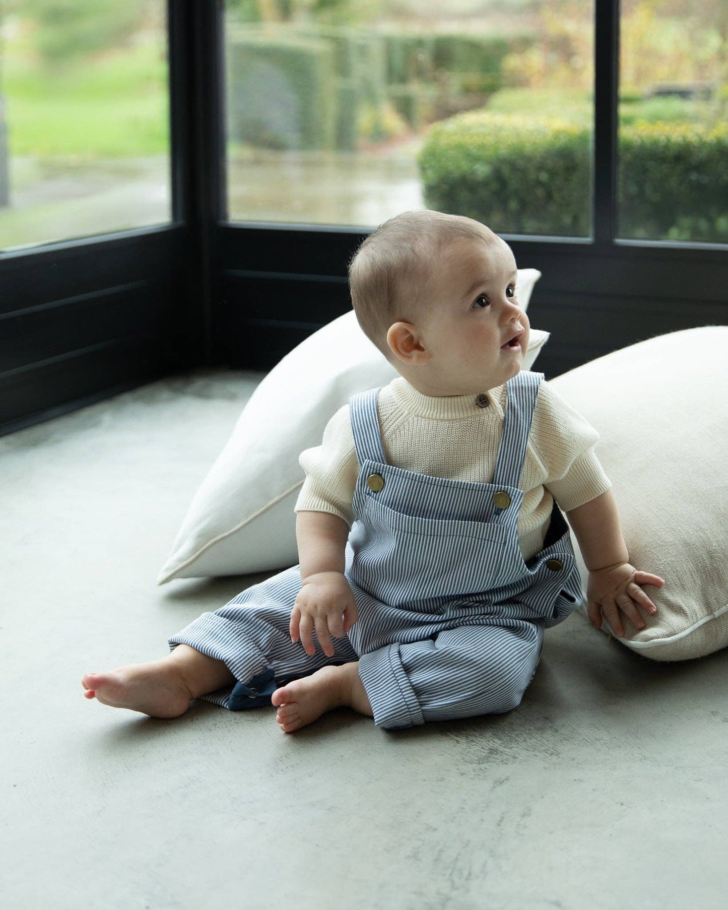 Hatchling Blue Stripe Jumpsuit