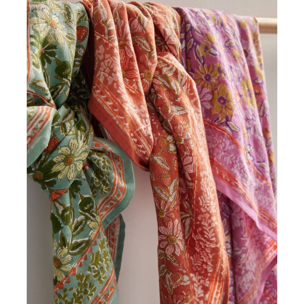 Meera Blue Green Scarf