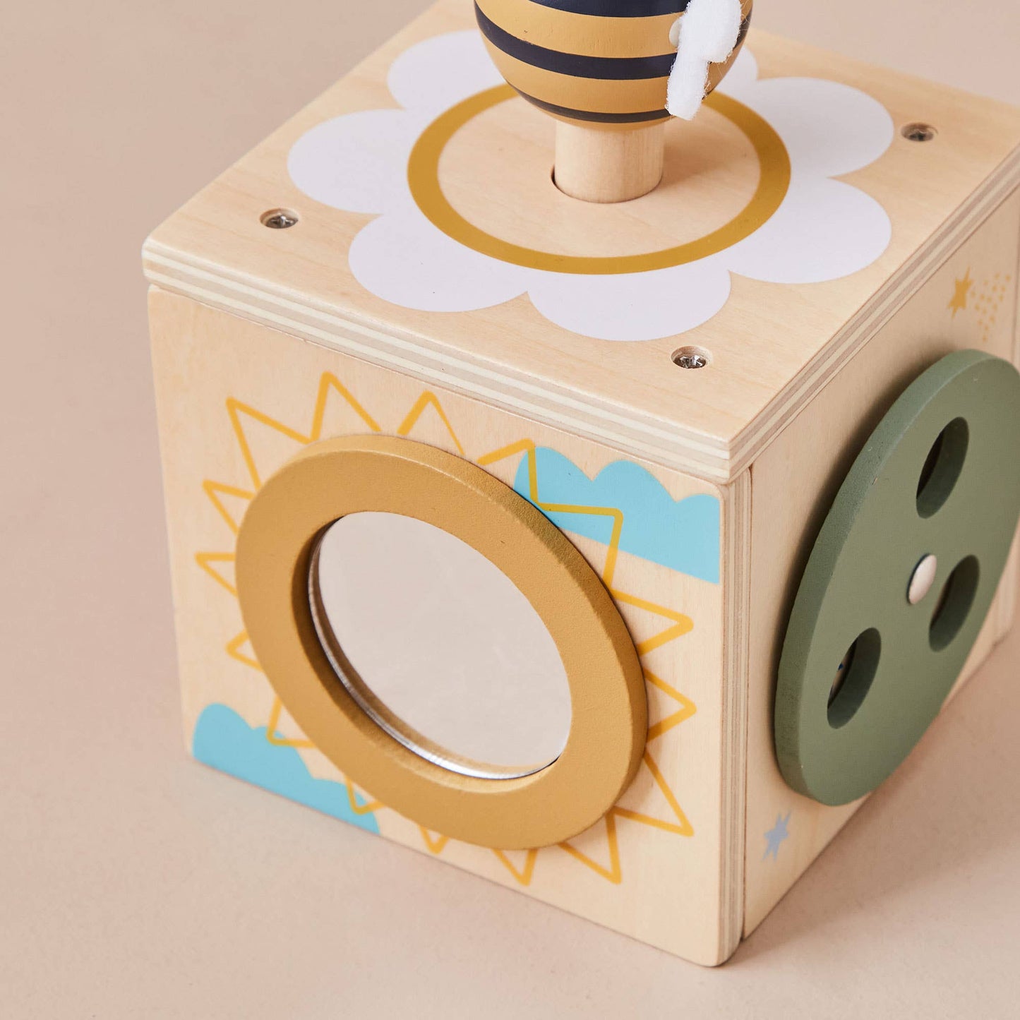 Wooden Mini Activity Cube