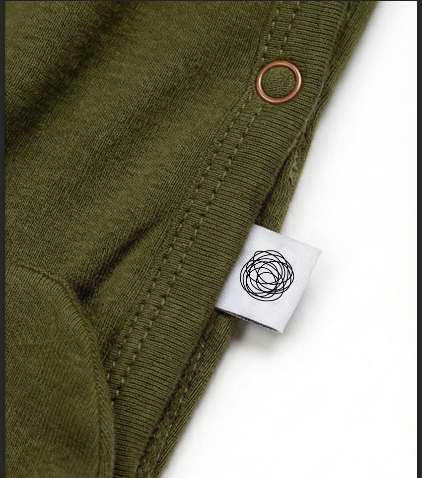 Wool Romper - Fir Green