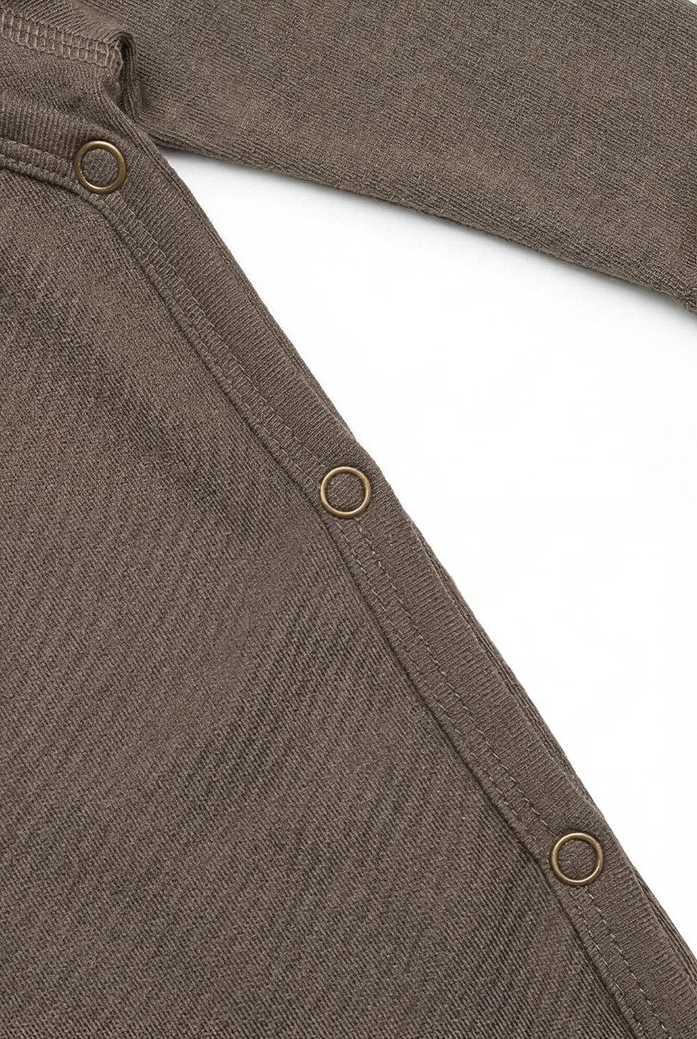 Wool Romper - Walnut
