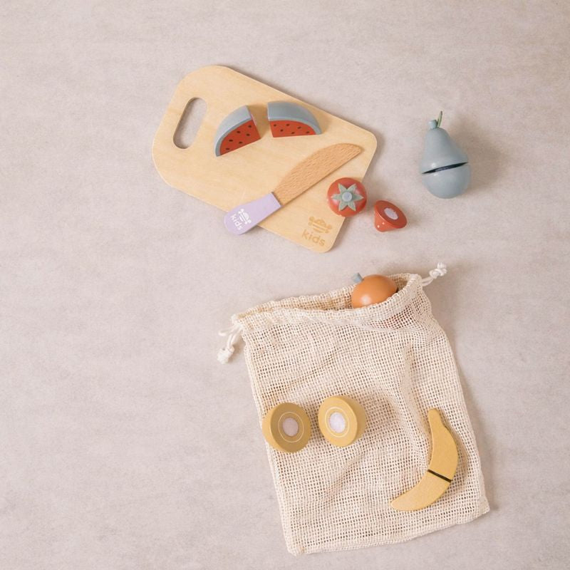 Wooden Food Playset