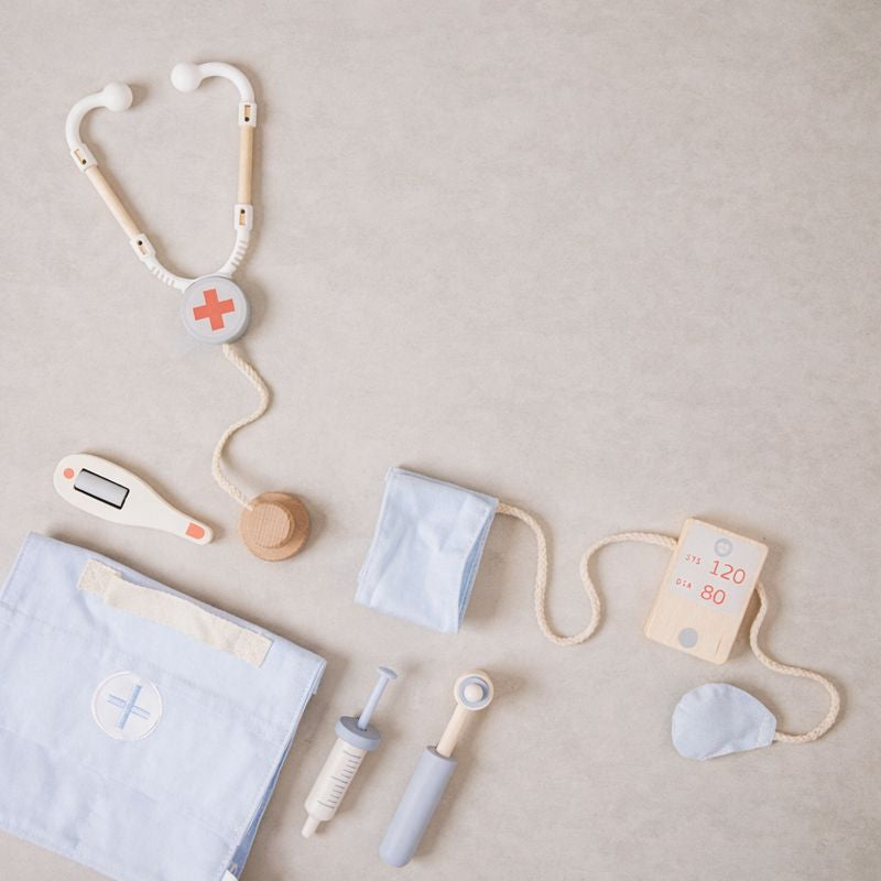 Wooden Doctor Pretend Play Set