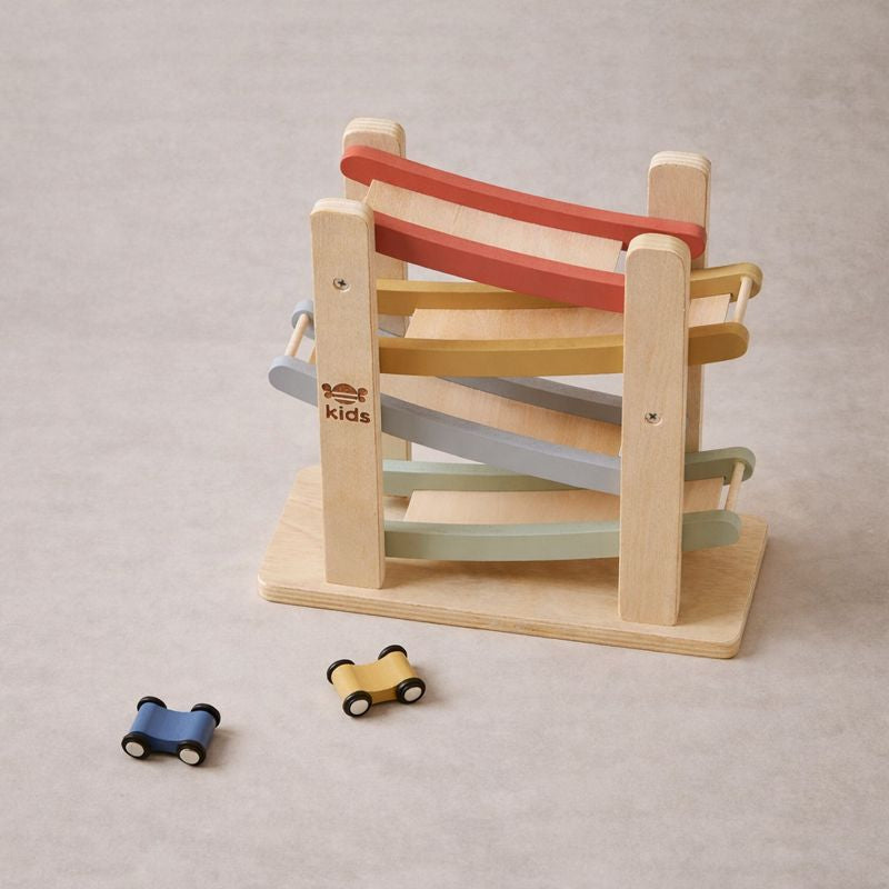 Wooden Car Ramp Toy