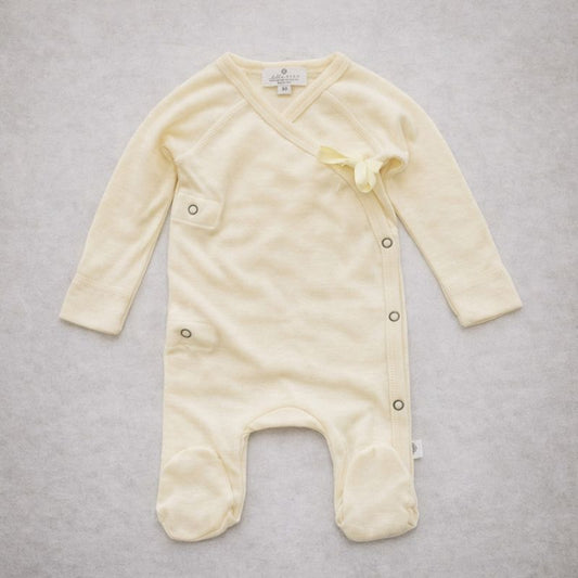 Wool Romper - Natural