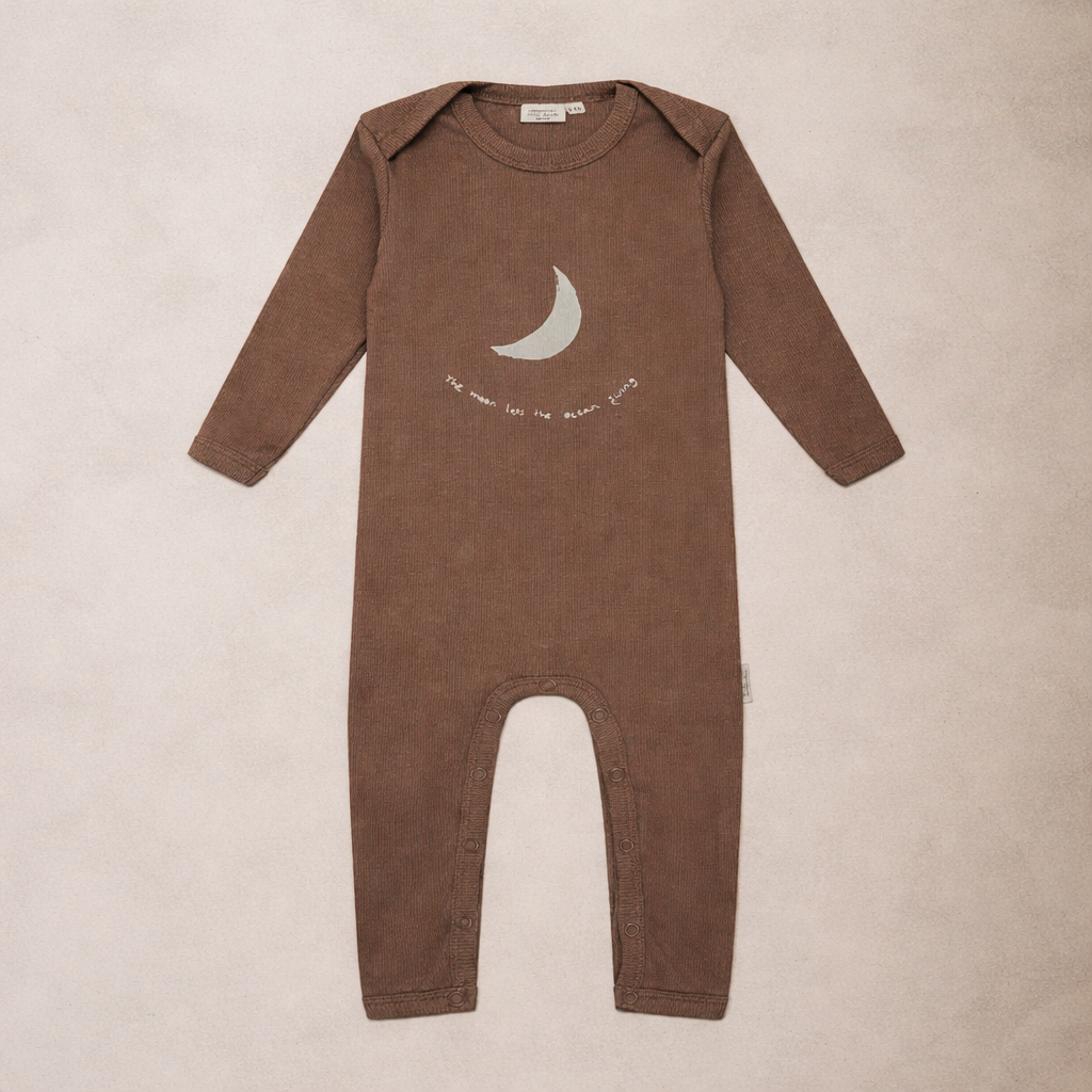 Moon Babygrow - Brown