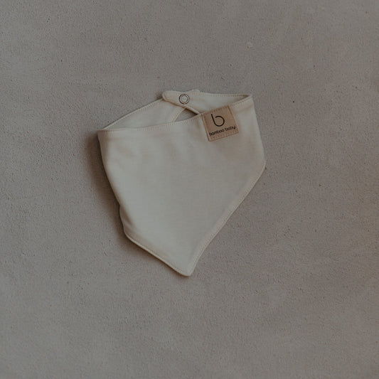 Ecru Triangular Baby Bib
