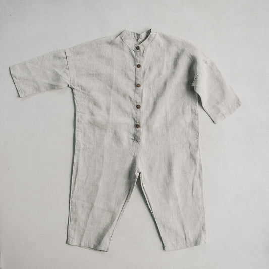 Oat Linen Boilersuit