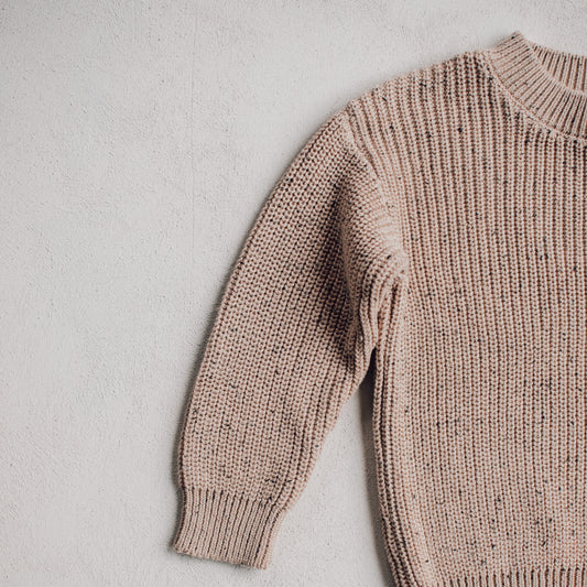 Speckle Jumper - Biscuit