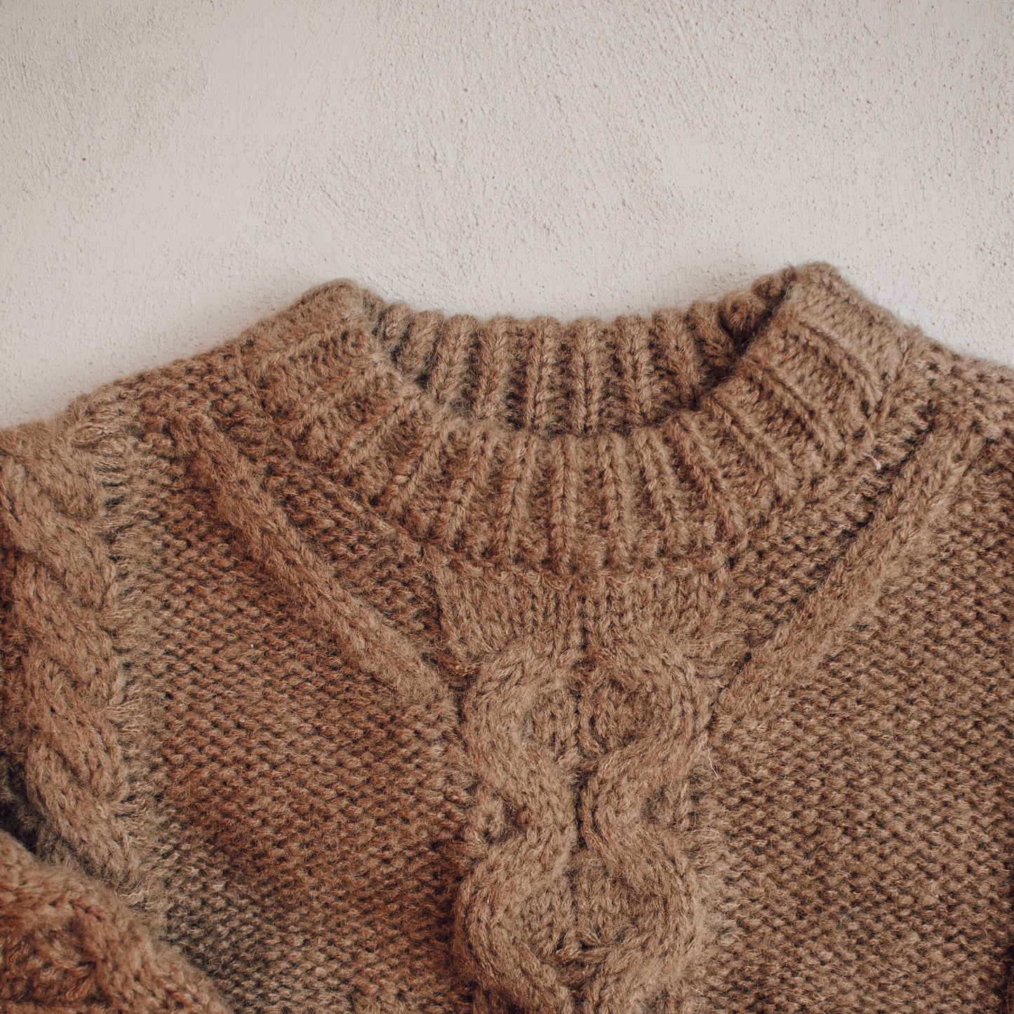 Almond Knit Sweater