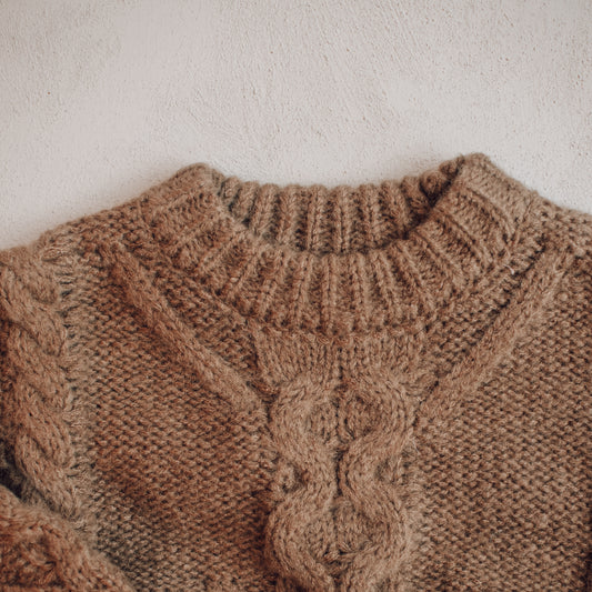 Almond Knit Sweater