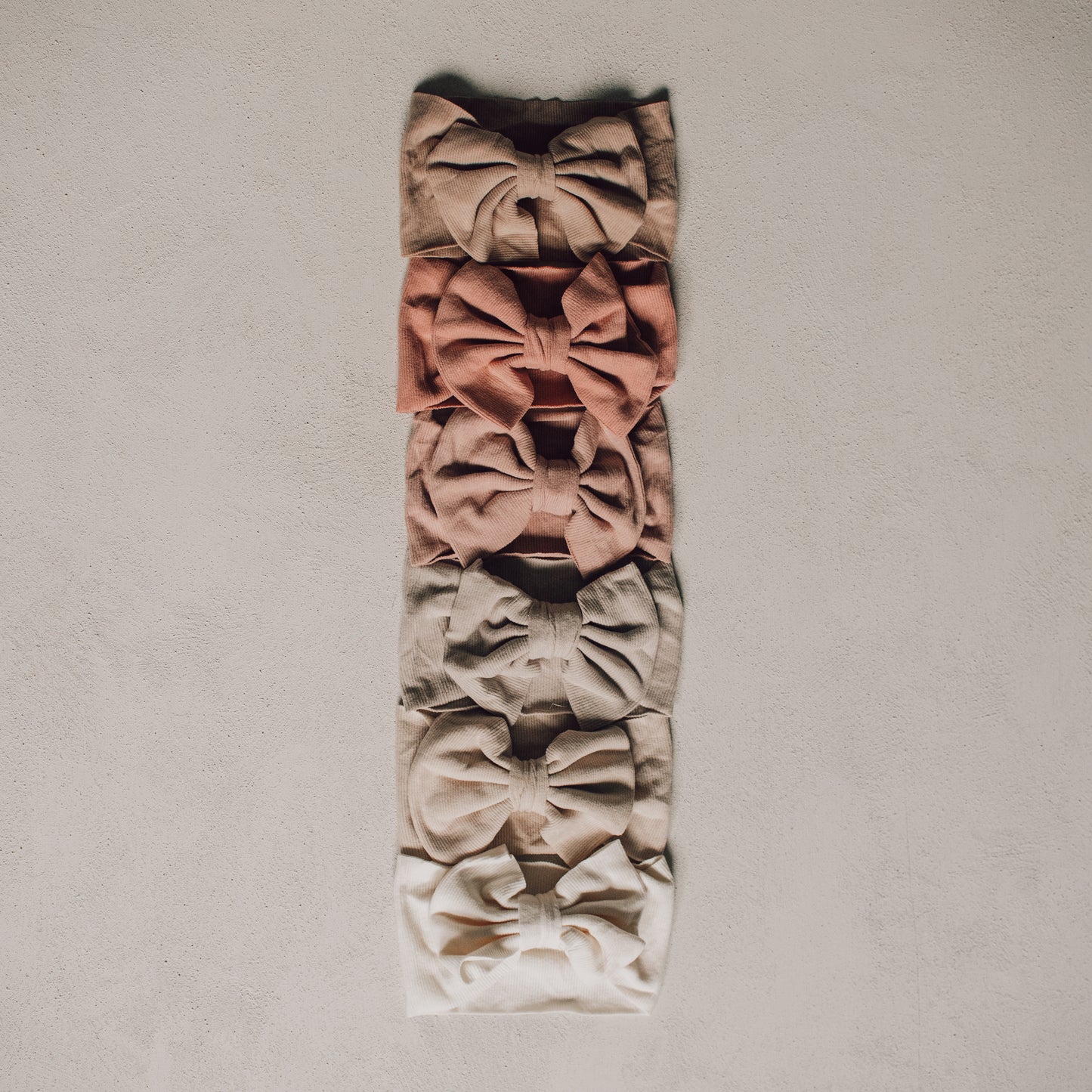 Soft Ribbed Wide Bow Headband