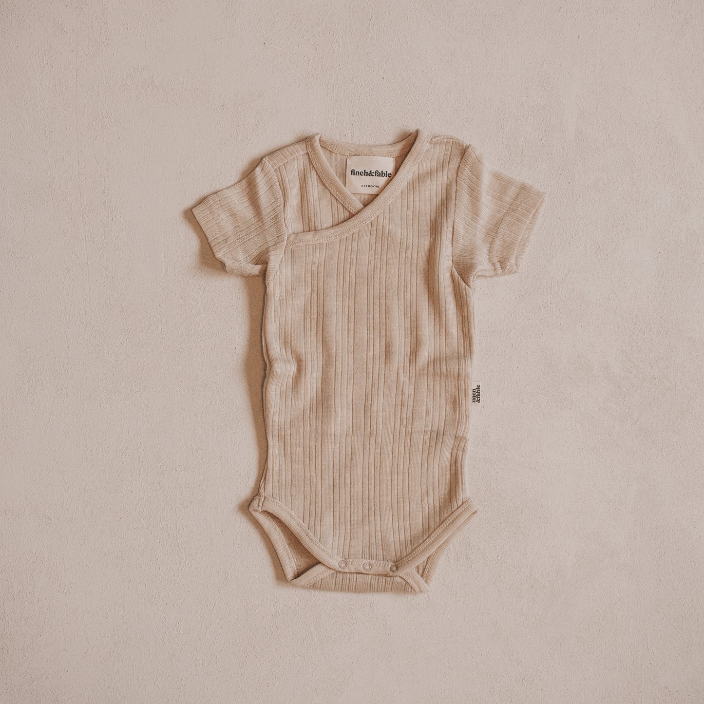 Wool Rib Bodysuit - Oat