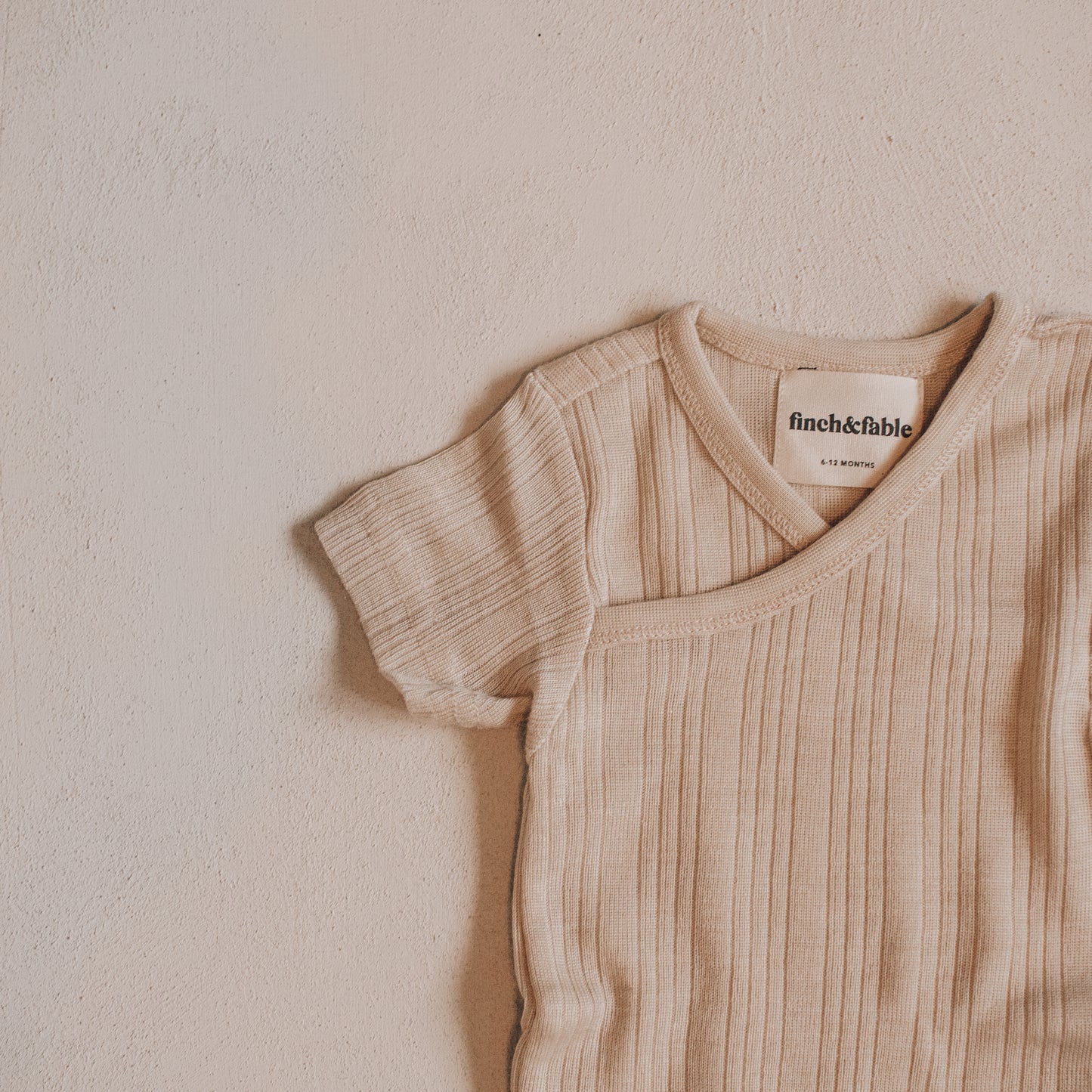 Wool Rib Bodysuit - Oat