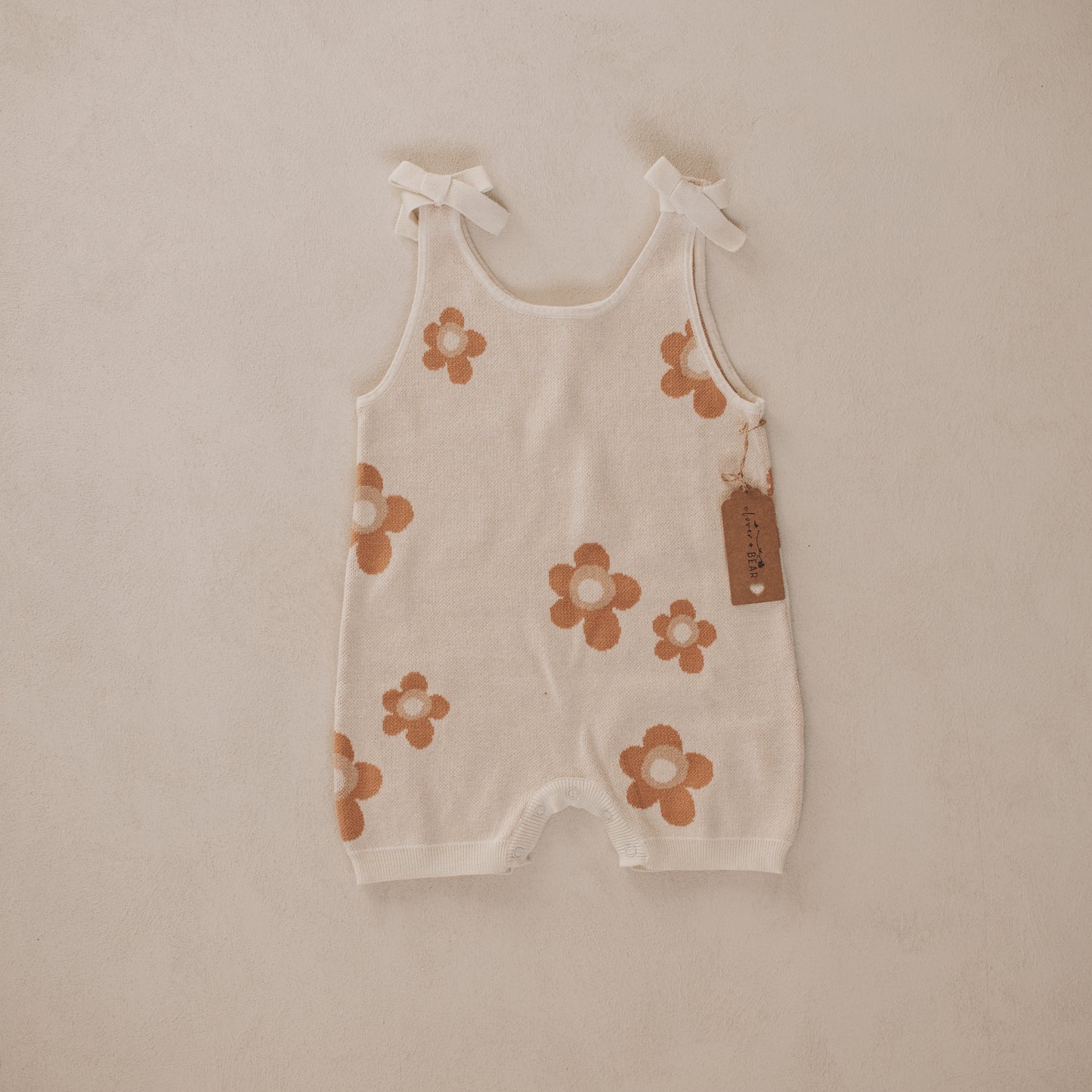 Knit Romper - Wild bloom