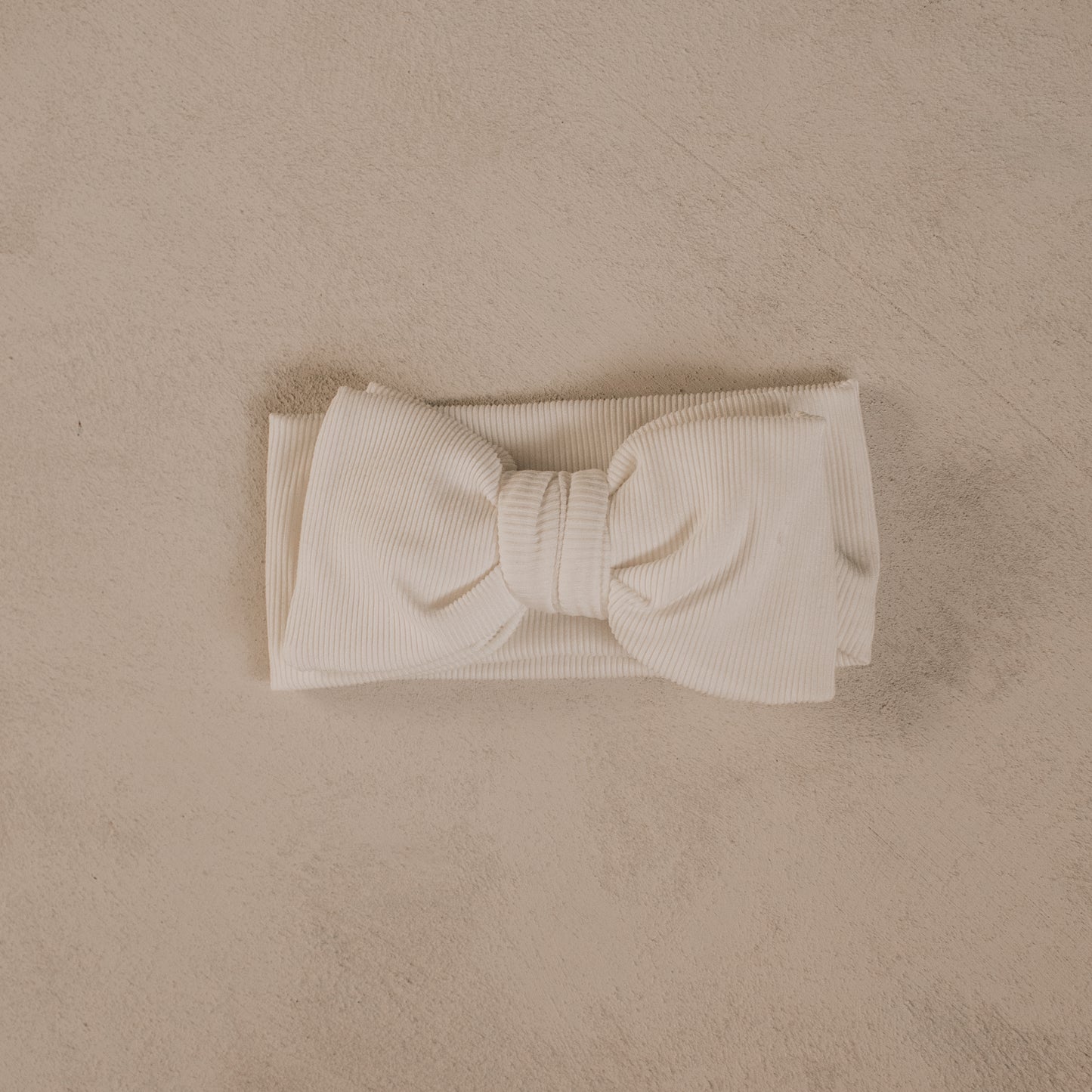 Double Bow Ribbed Headband