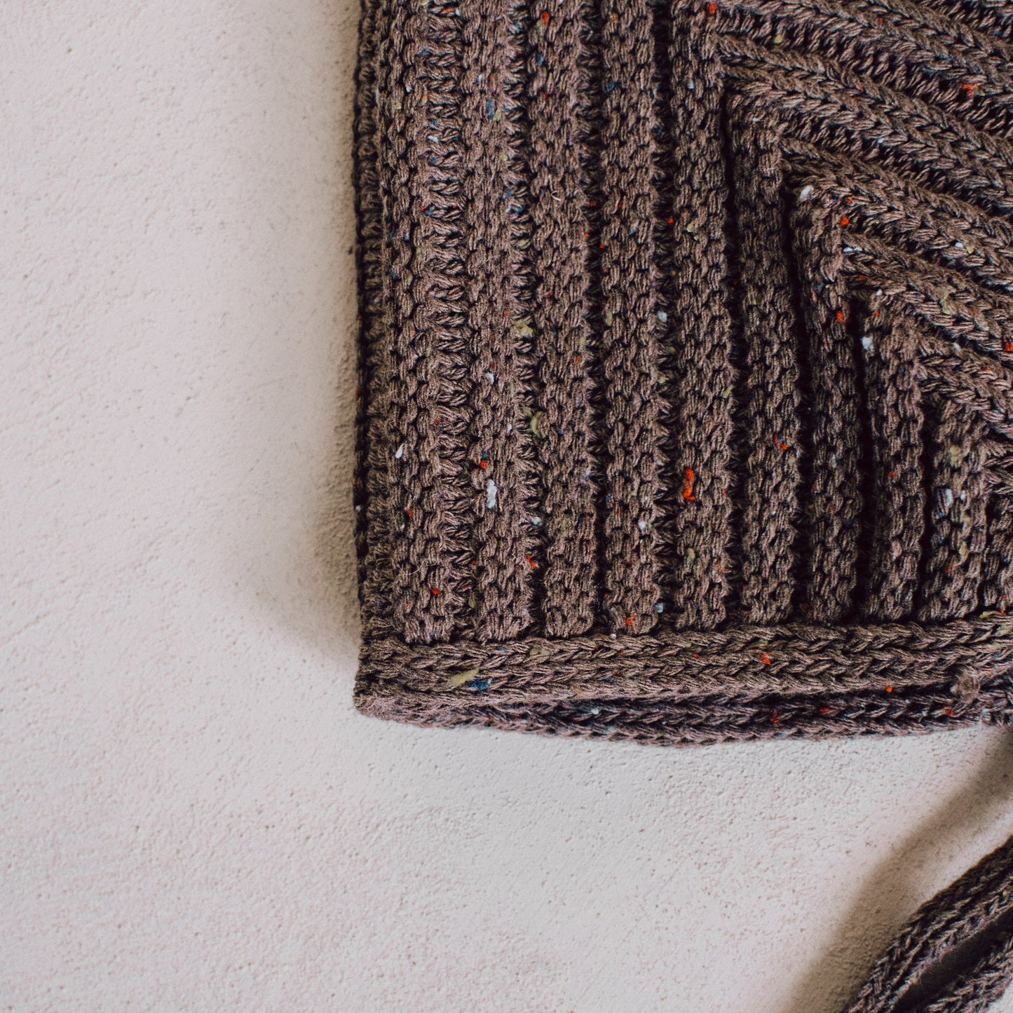 Husk Flecked Knit Bonnet