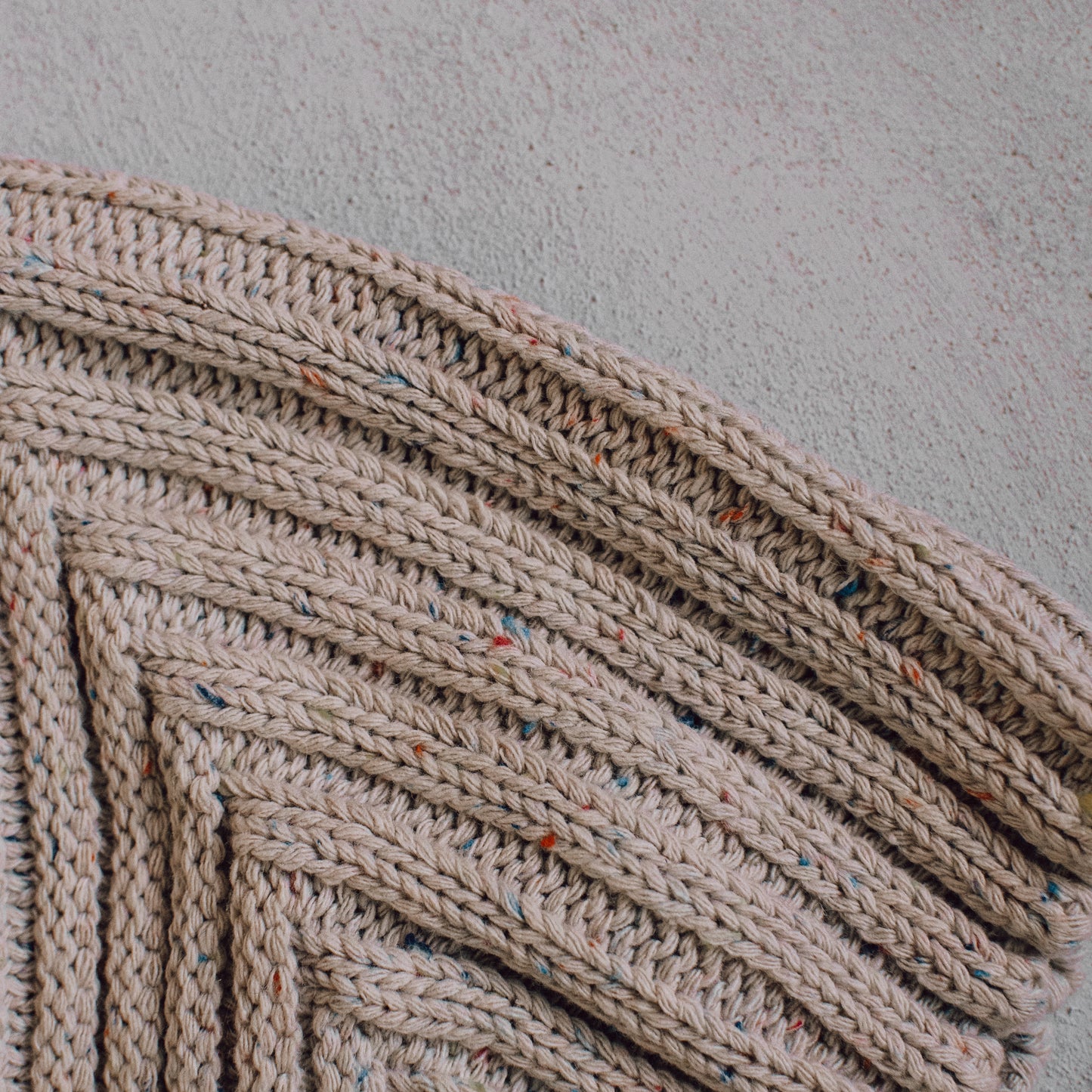 Husk Flecked Knit Bonnet