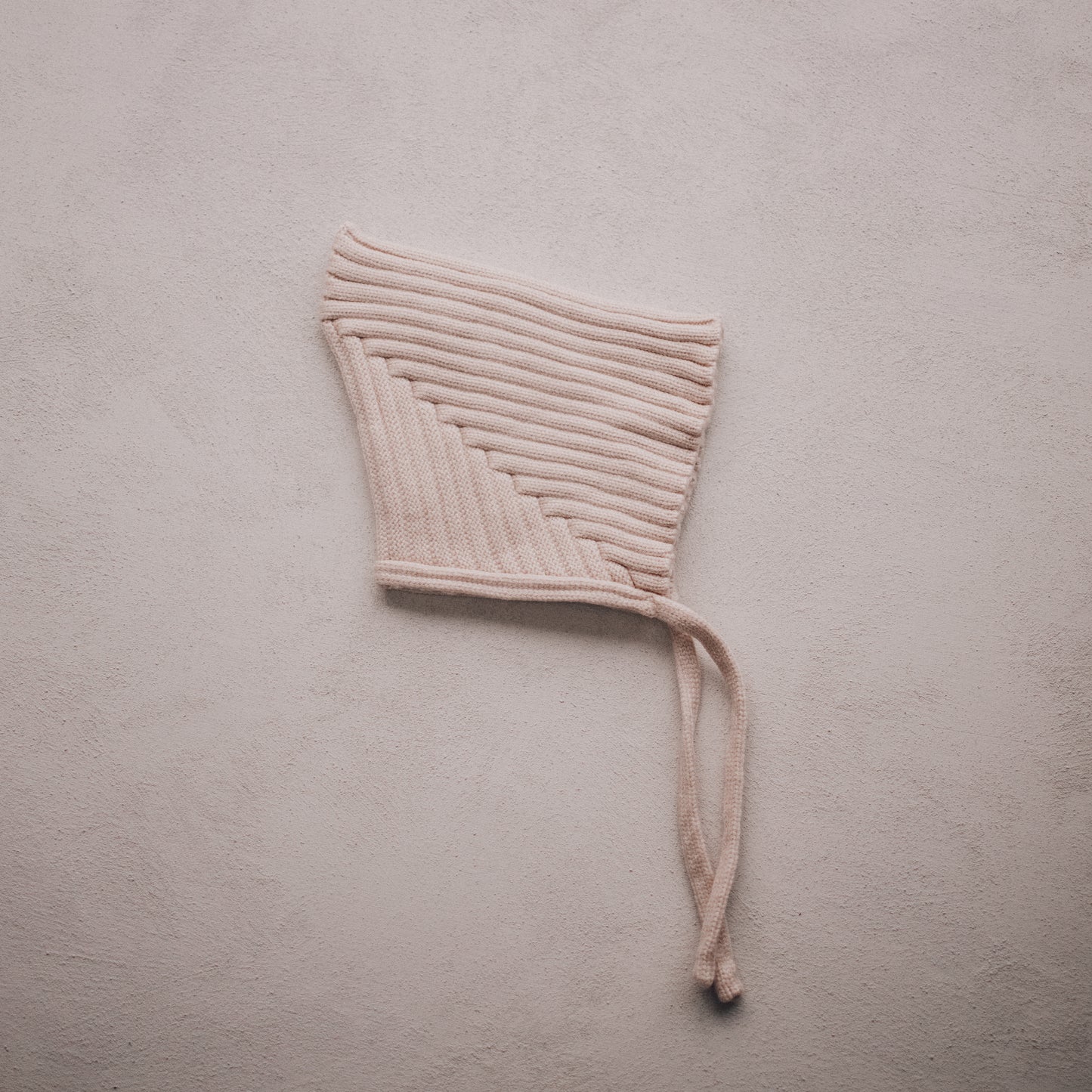 Ribbed Knit Pixie Bonnet