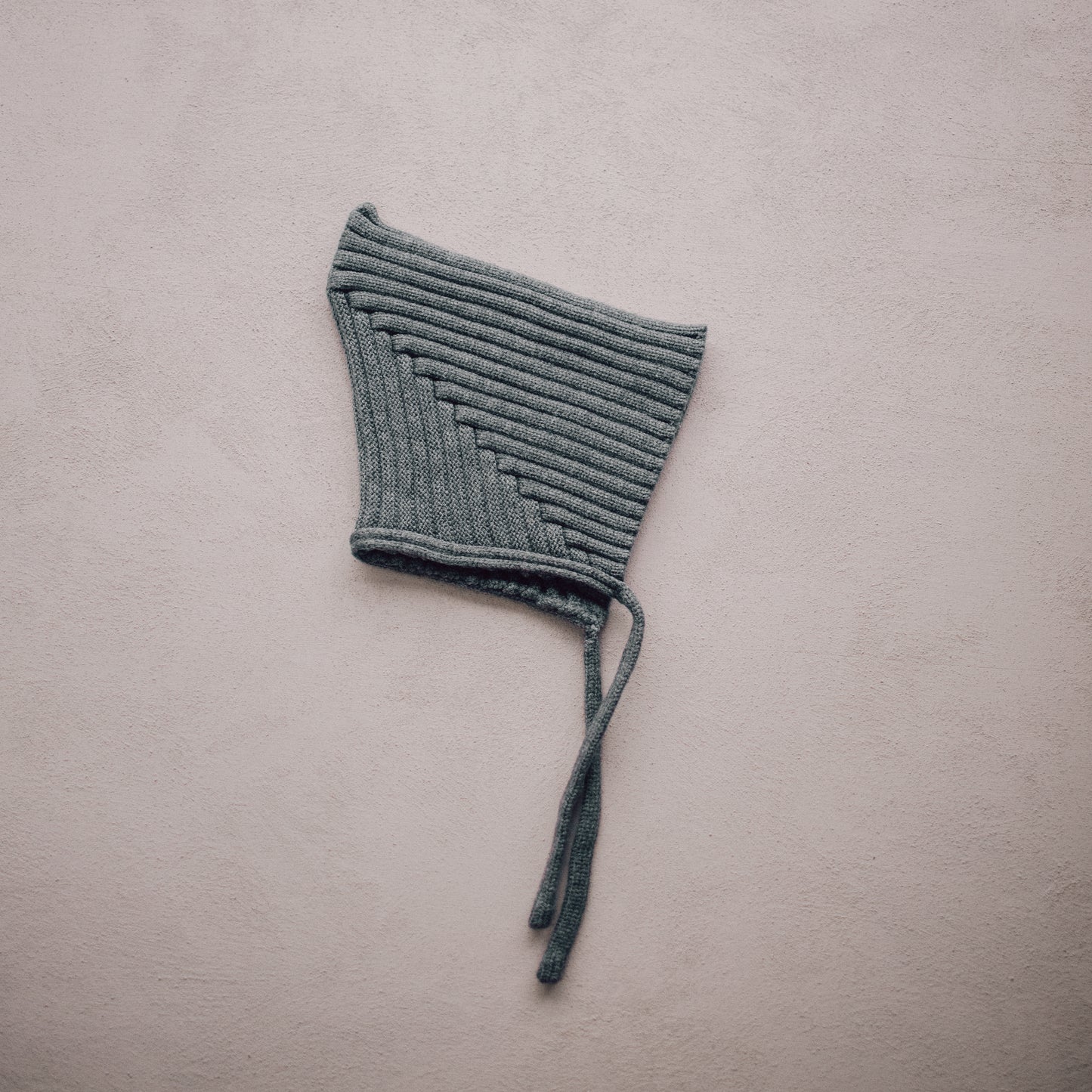 Ribbed Knit Pixie Bonnet