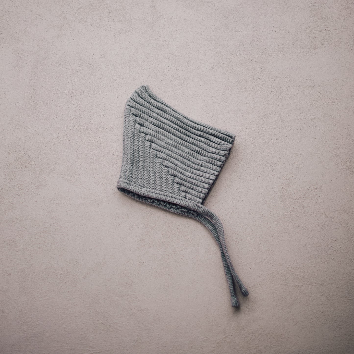 Ribbed Knit Pixie Bonnet