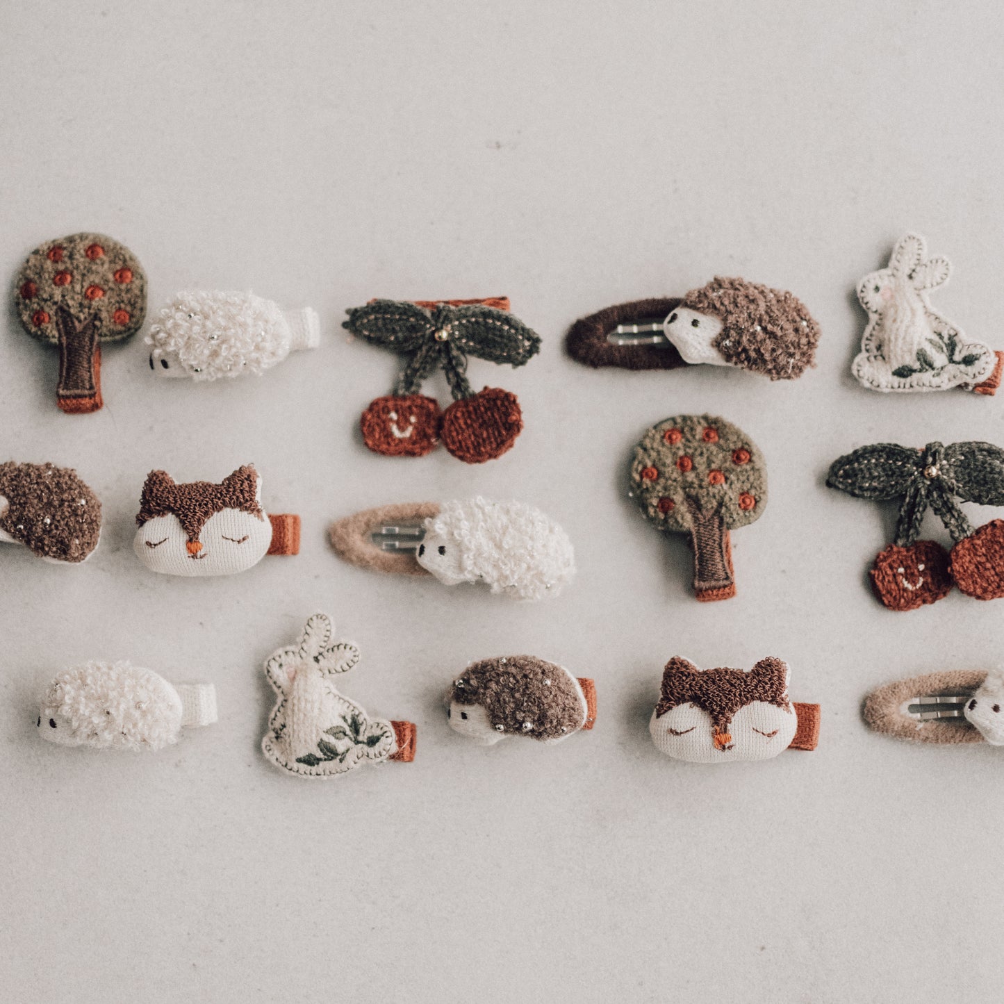 Woodland Hair Clips