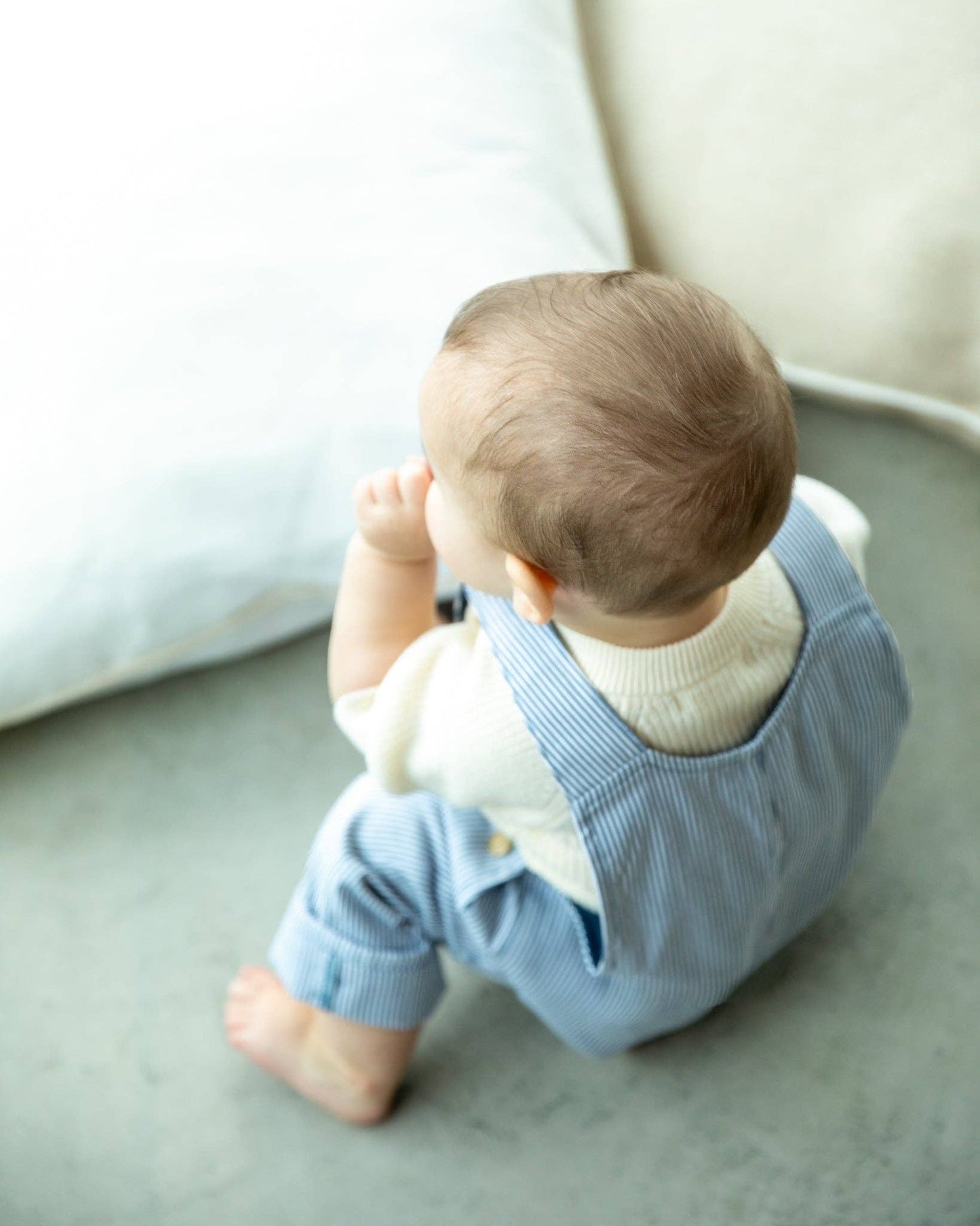 Hatchling Blue Stripe Jumpsuit