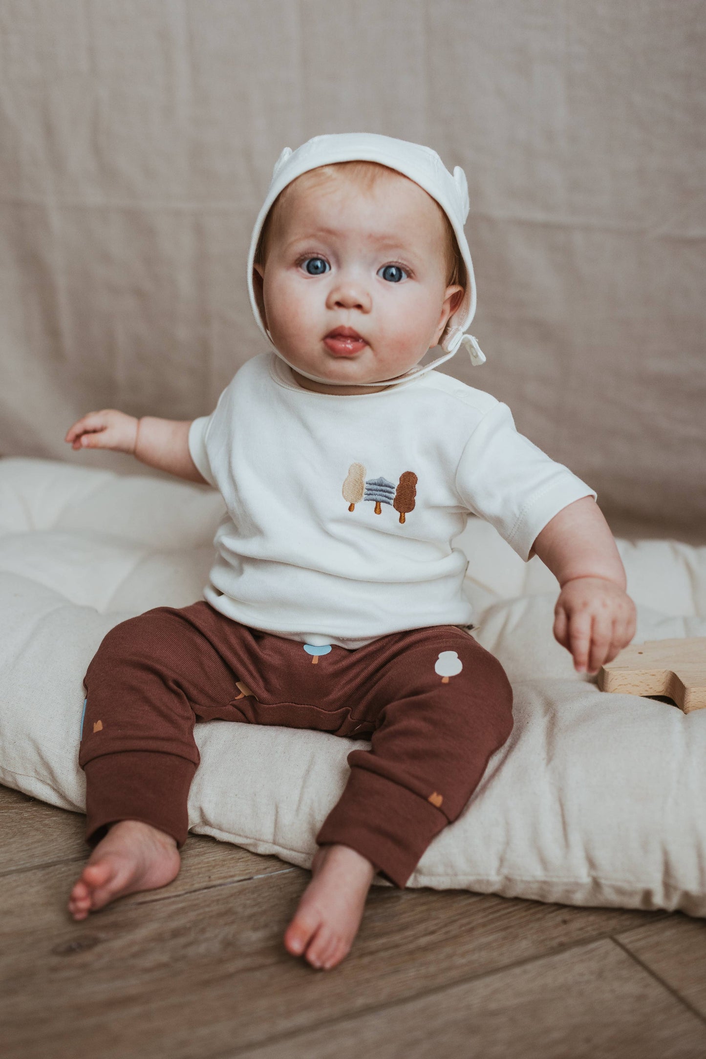 Organic Cotton Leggings Raisin